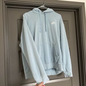 Nike Men's Light Blue Hoodie